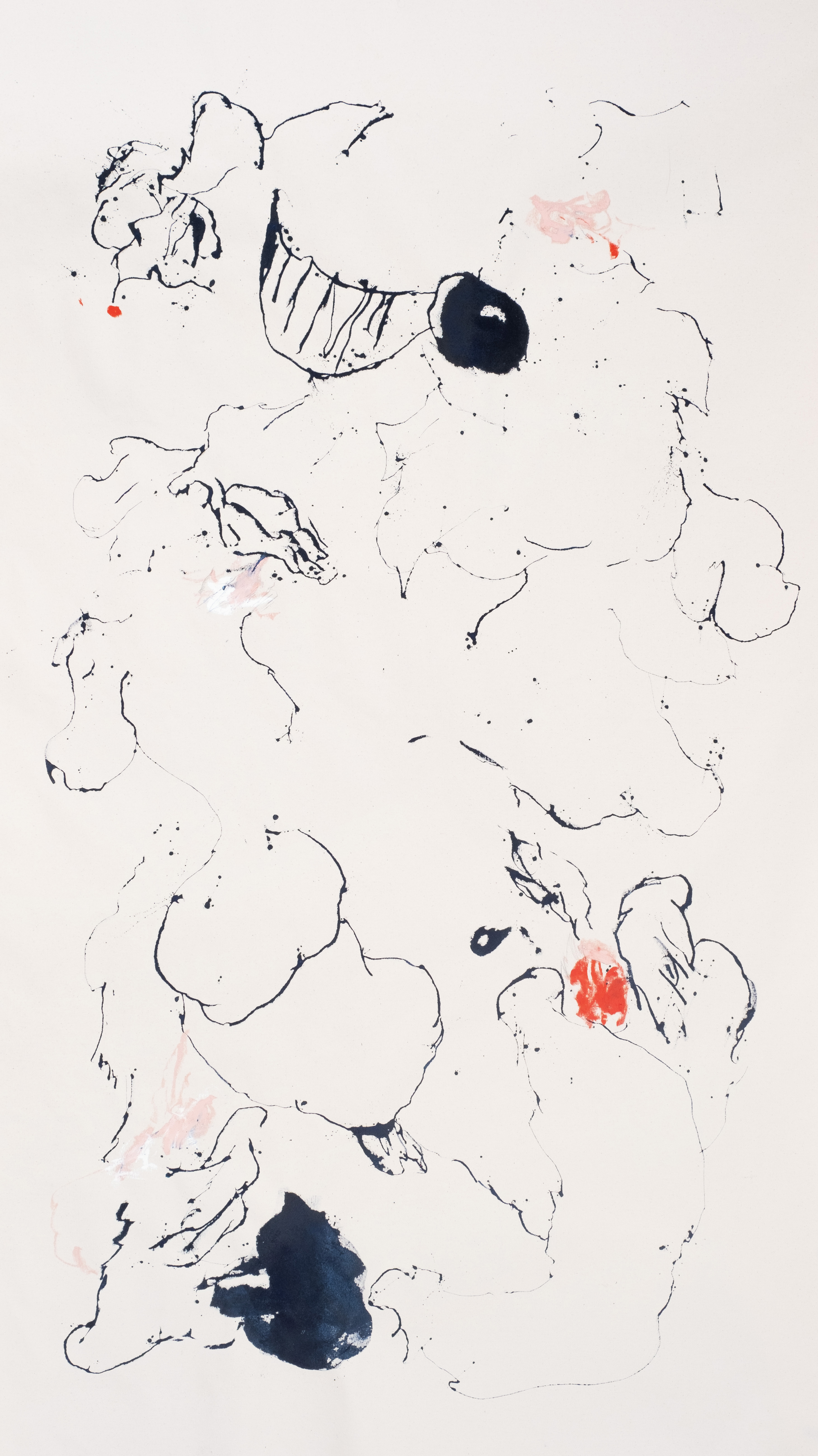 2025 N°120 Pigments sur coton 172X95 cm