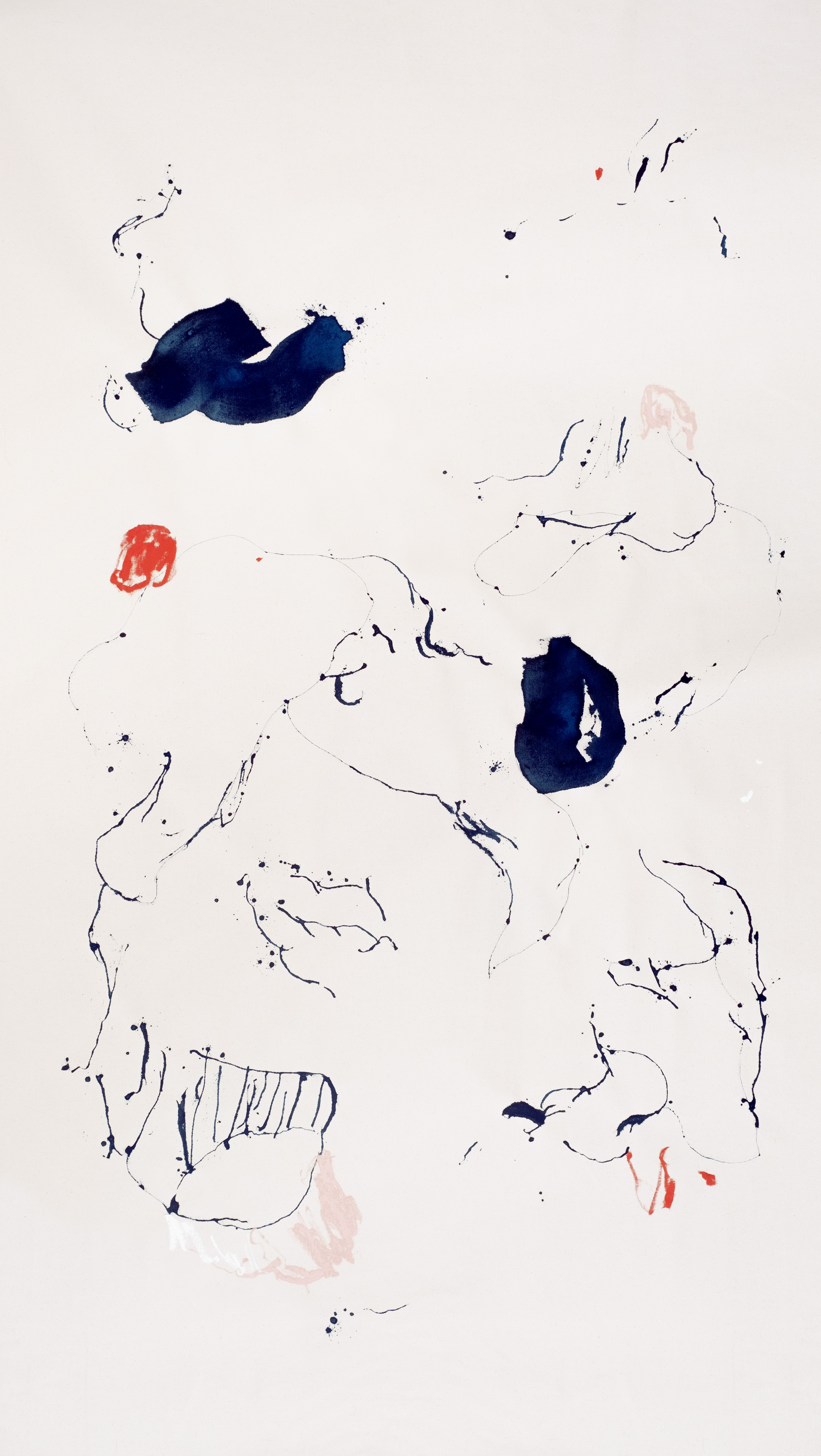 2025 N°121 Pigments sur coton 172X95 cm