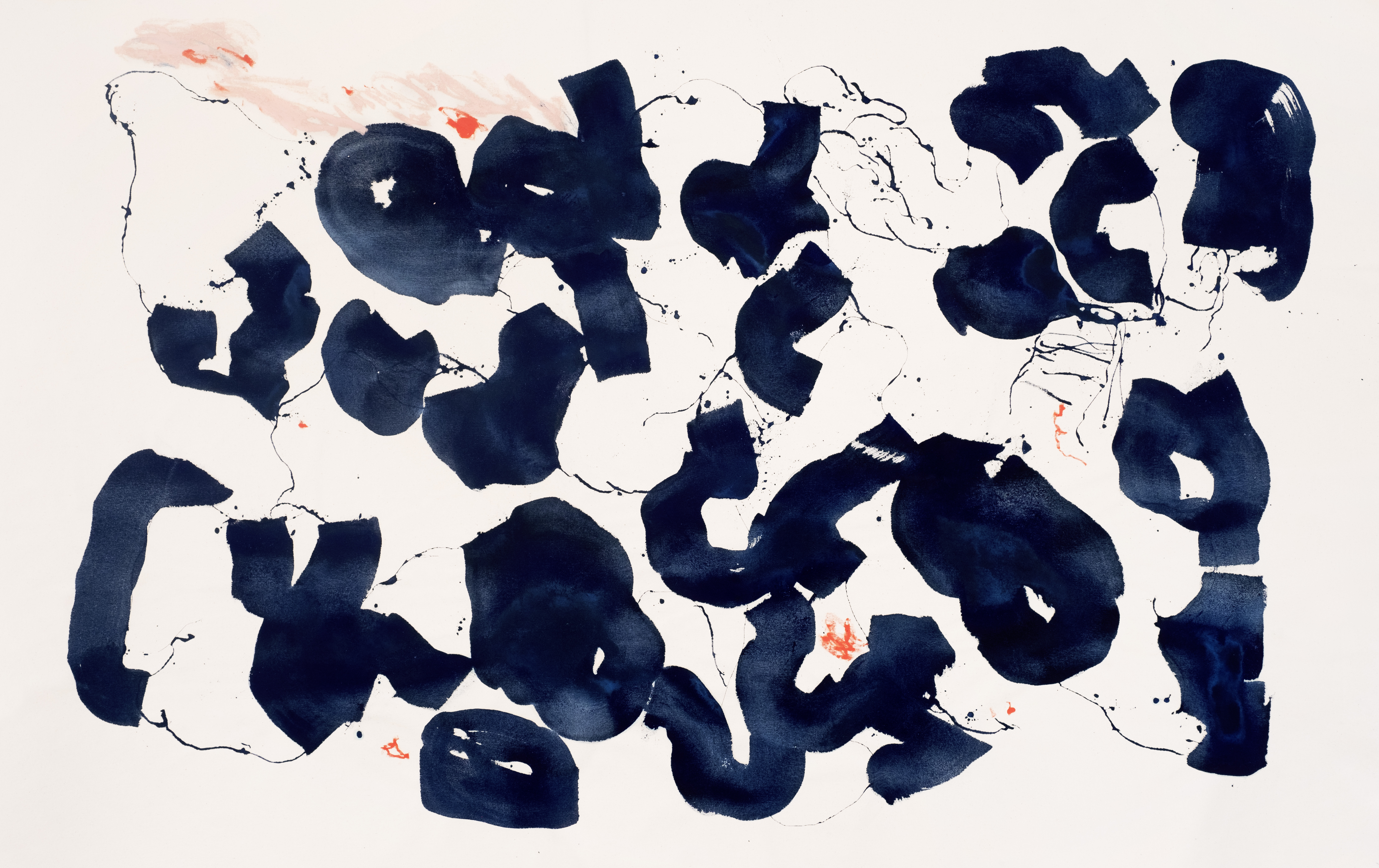 2025 N°123 Pigments sur coton 95X172 cm