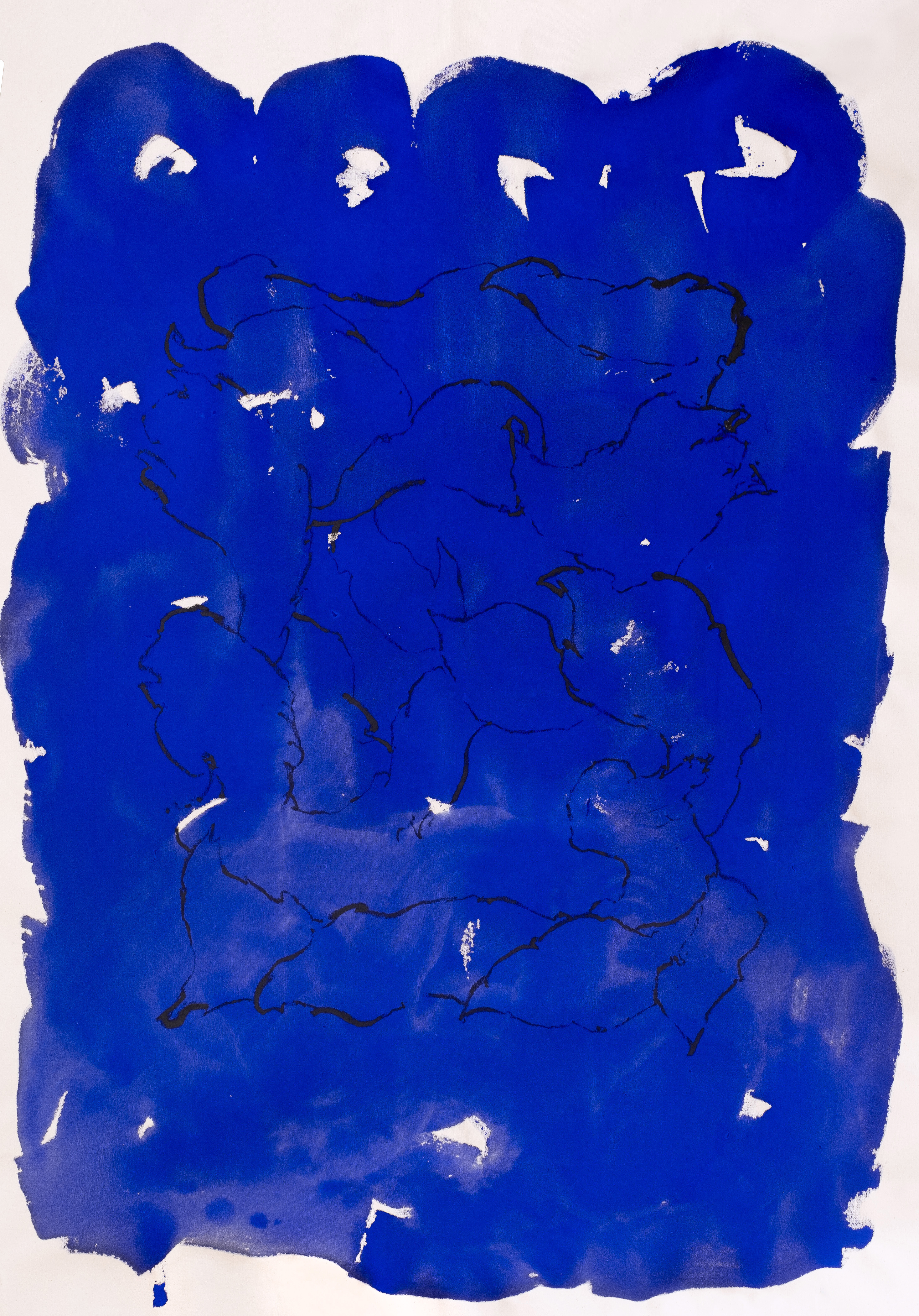 2025 N°130 Pigments sur coton 170X120 cm