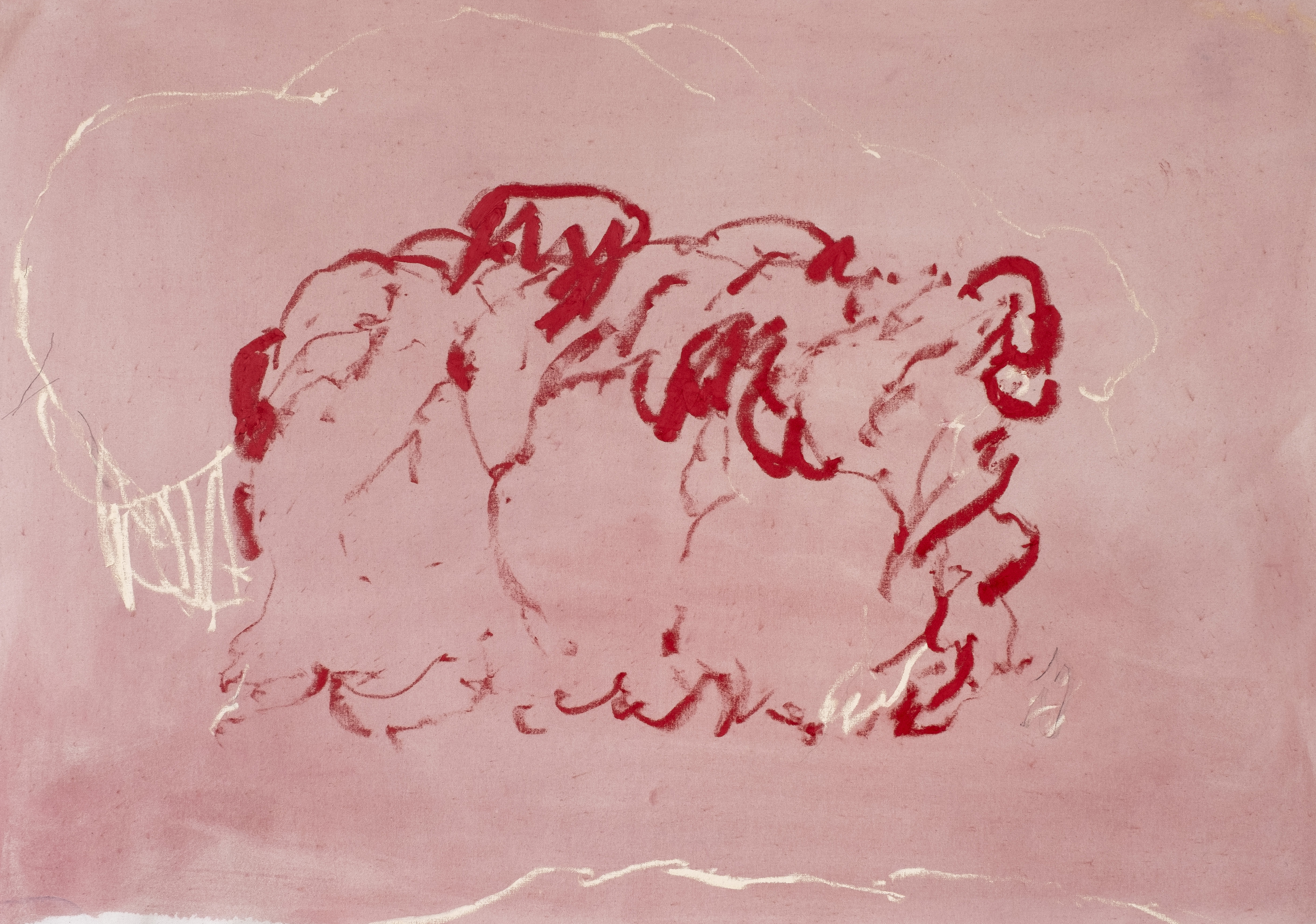 2025 N°128 Pigments sur coton 83X120 cm