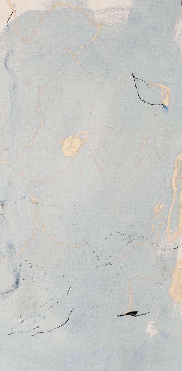 2025 N°131 Poignets sur coton 100X5O cm