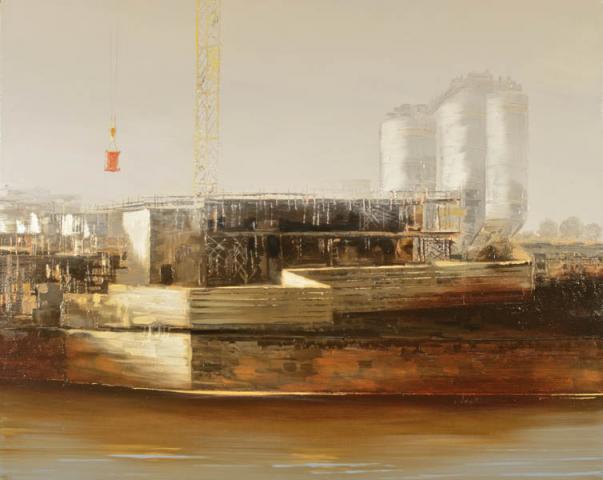 Chantier 81 x 64 cm