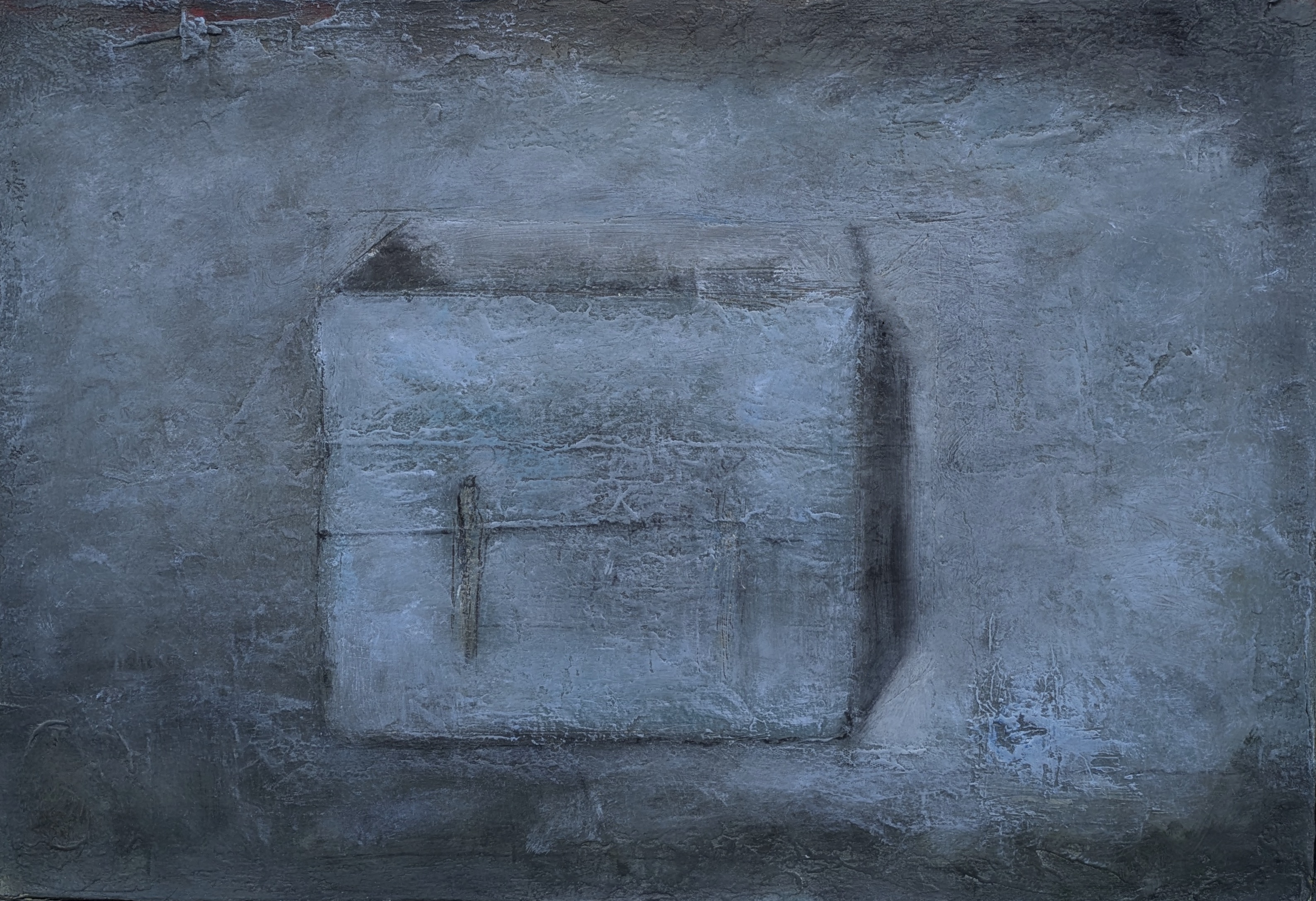 2025 Coffre bleu 38 x 55 cm