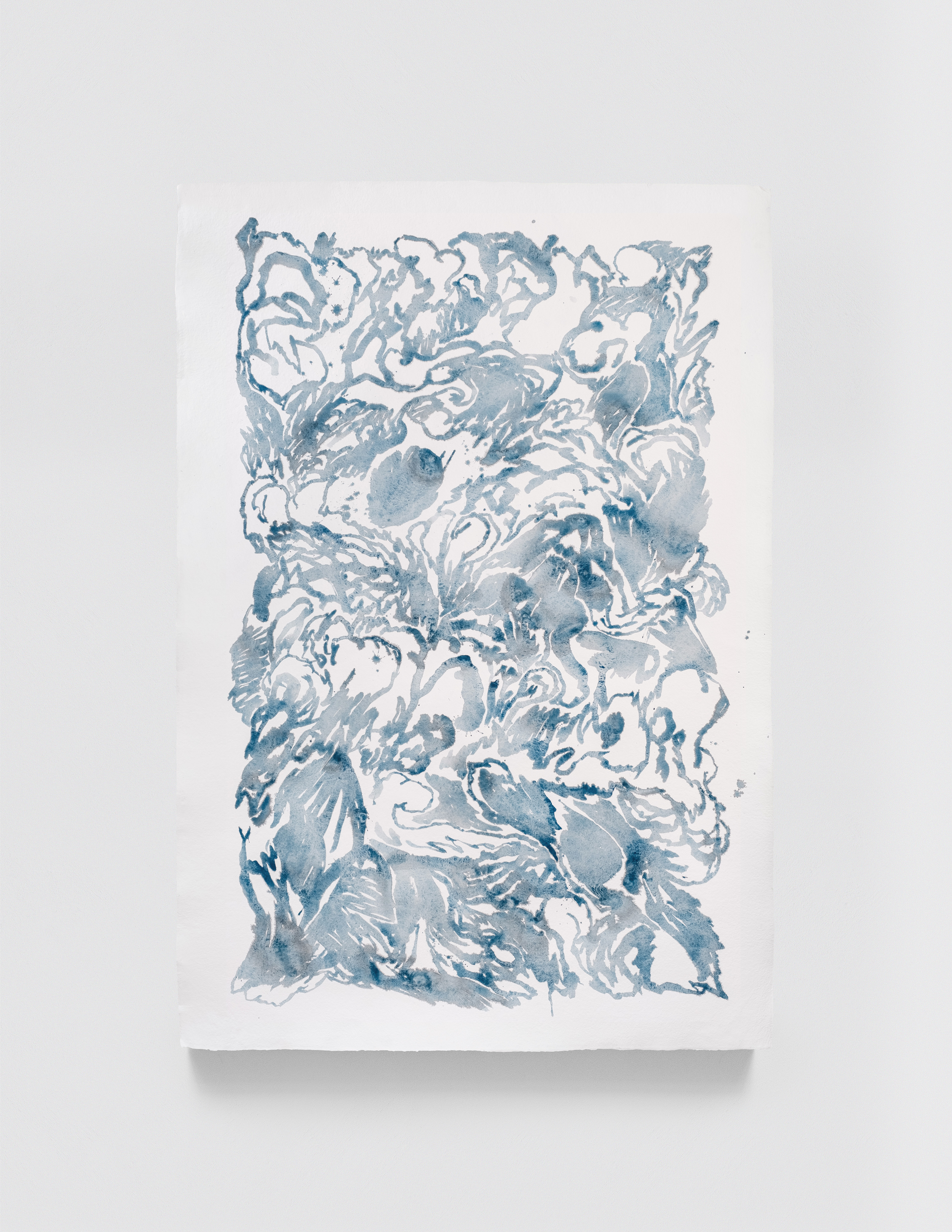 2024 N°114 Pigments sur papier 160 x 110 cm