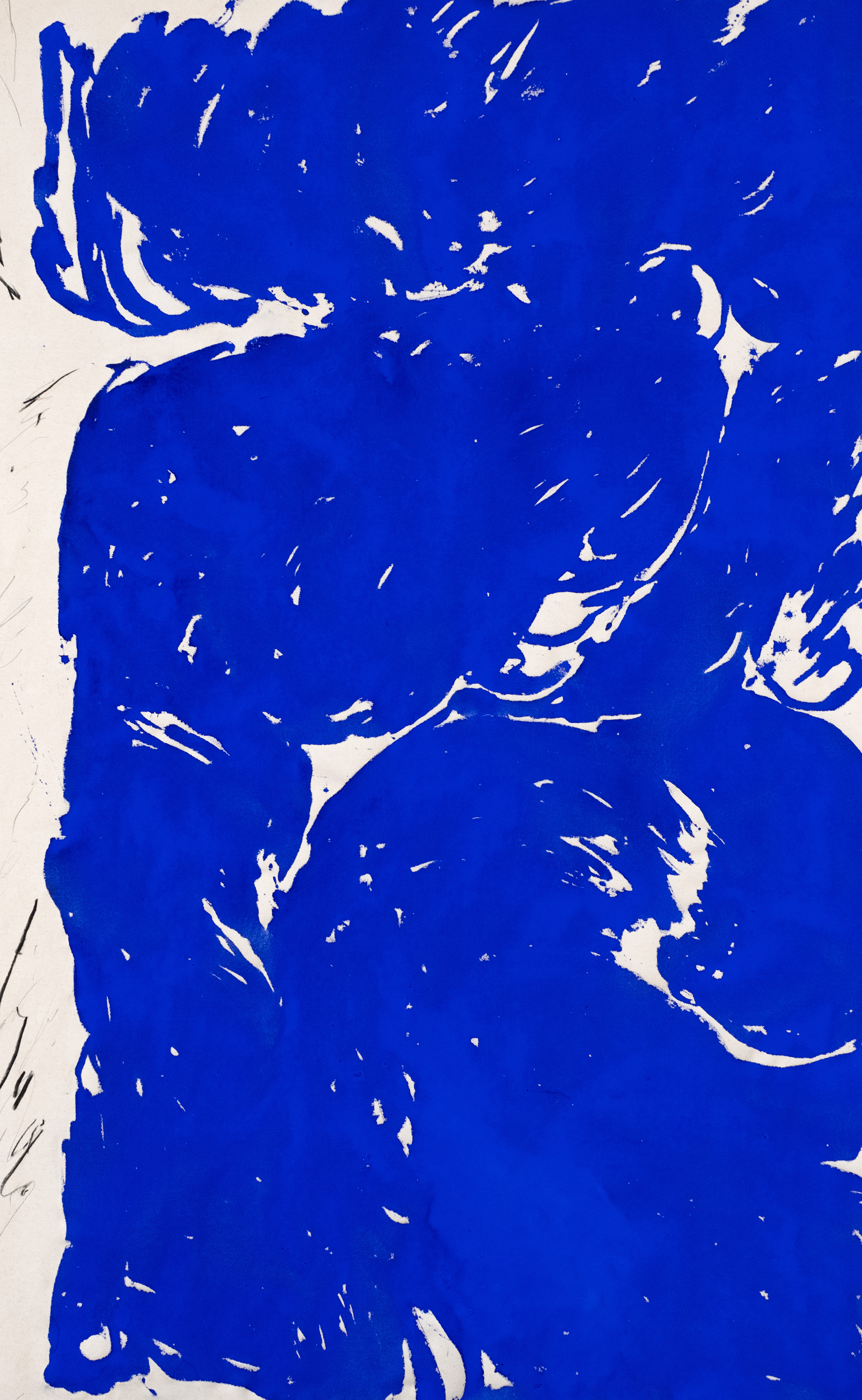 2024 N°101 Pigments sur coton 142 x 102 cm