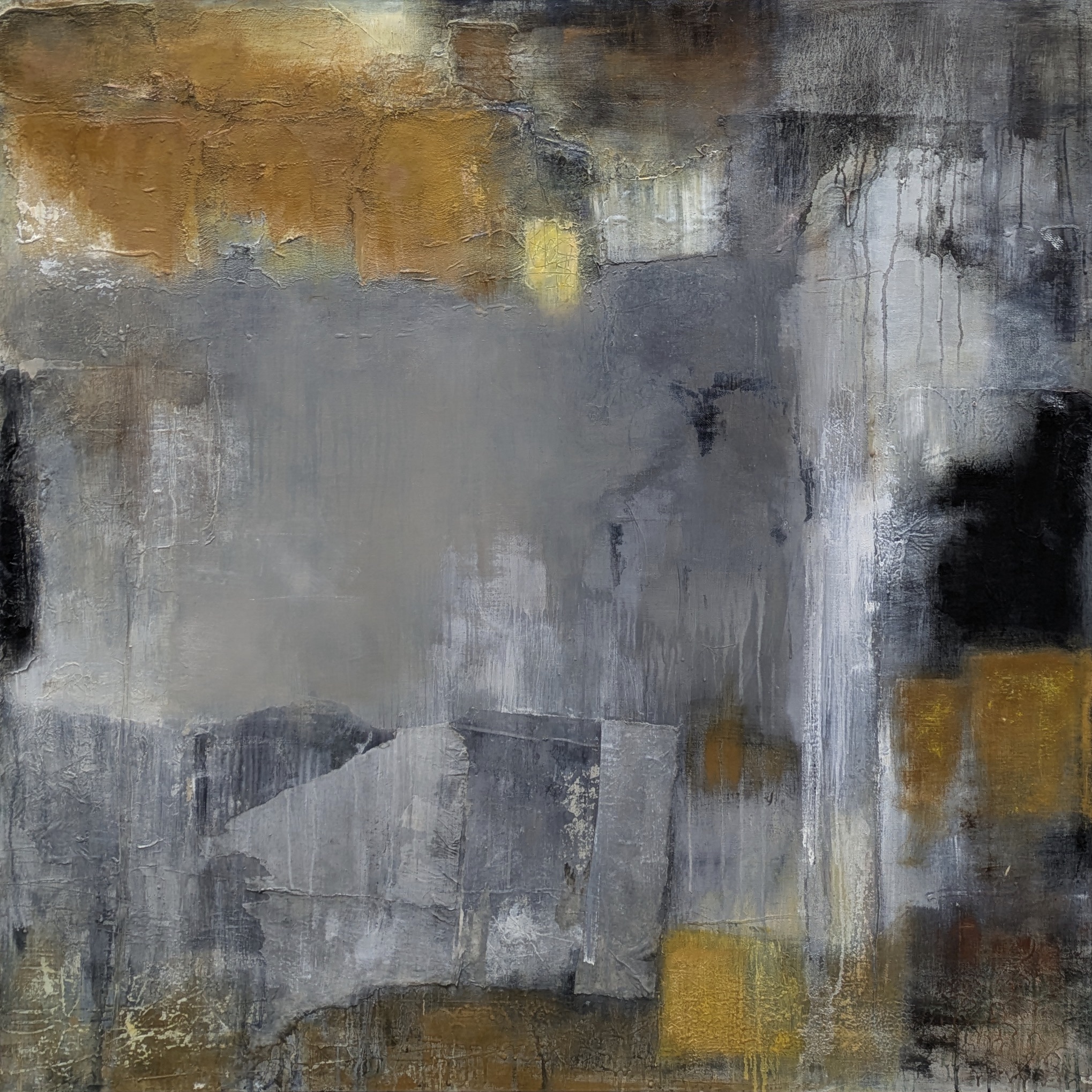2025 Eclats de gris 120 x 120 cm