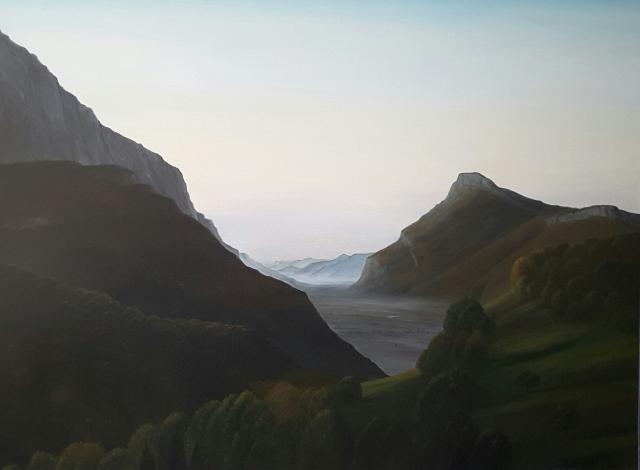 NUMA DROZ La grand Vallée 95 x 123 cm