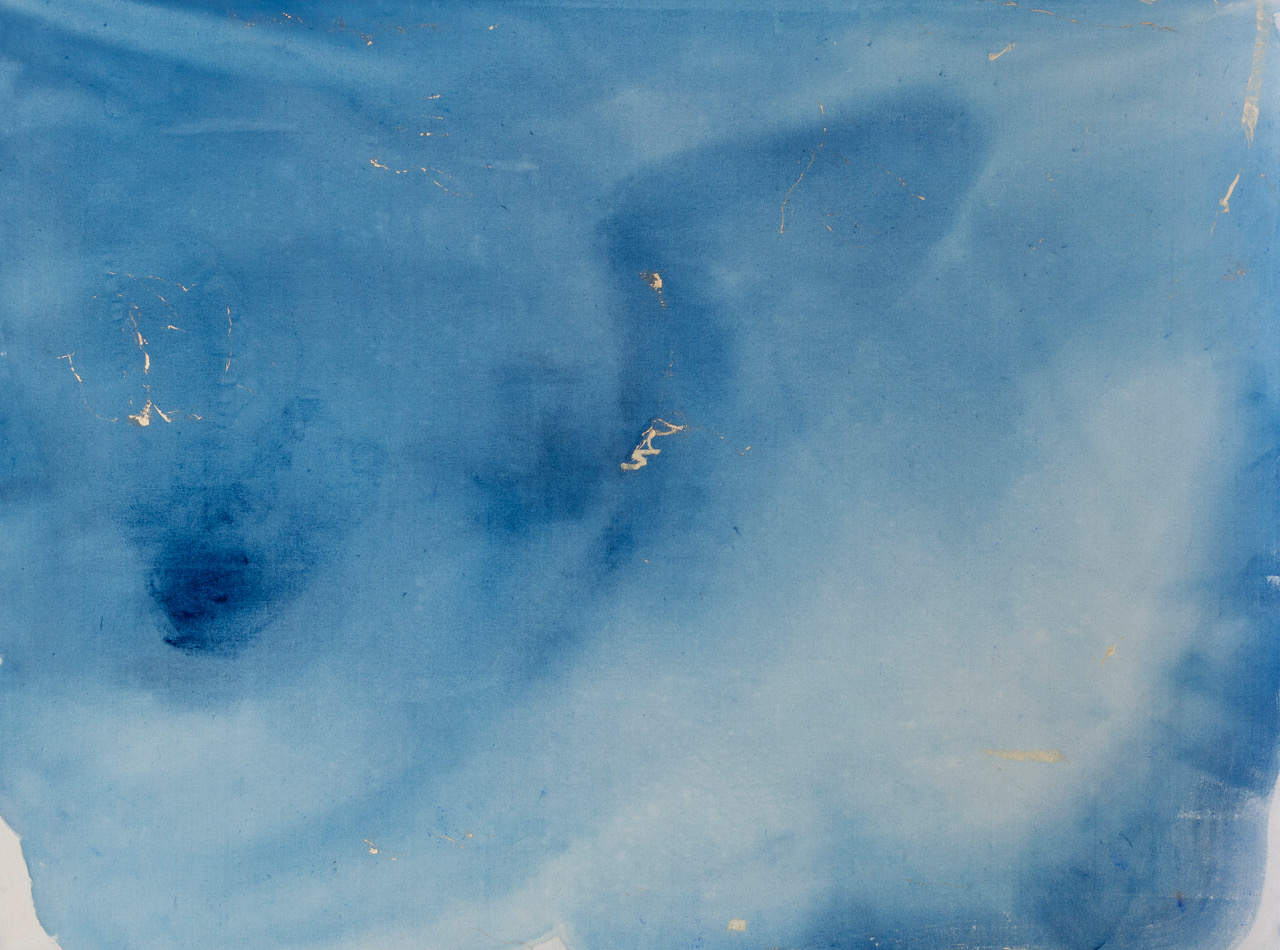 2022 N° 73 Pigments, encre & huile sur coton 101 x 141 cm