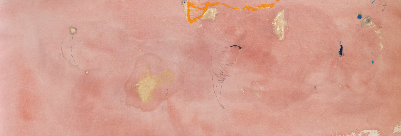 2022 N° 83 Pigments, encre & huile sur coton 68 x 200 cm